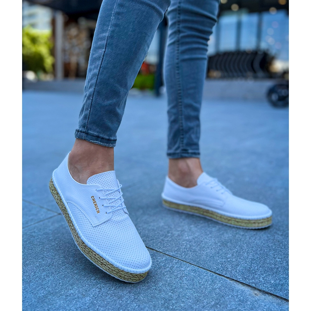 Mens Sneakers - White - 117