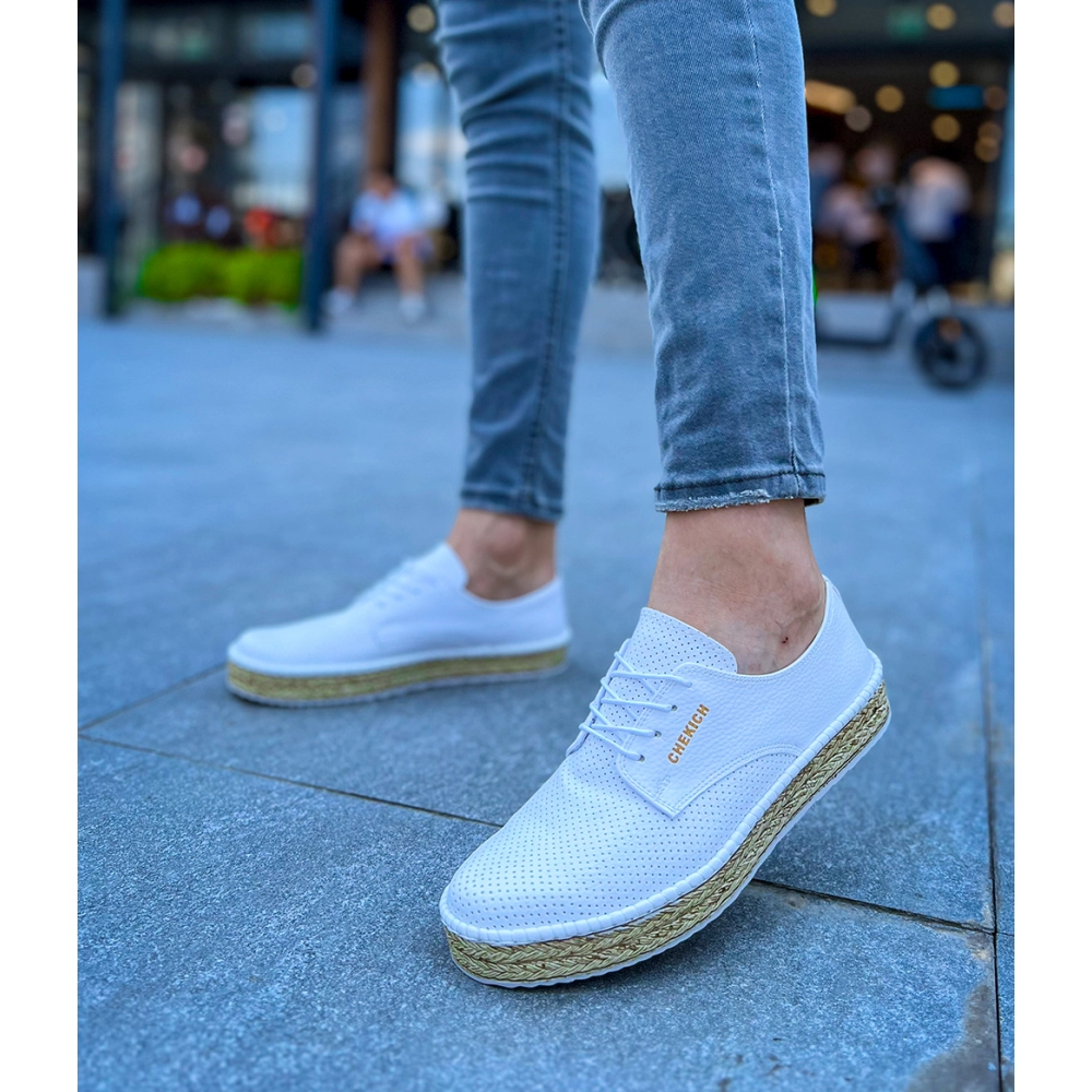 Mens Sneakers - White - 117
