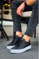 Mens Sneakers - Black White - Lix