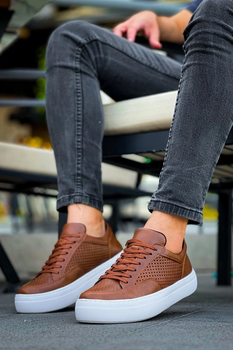 Mens Sneakers - Tan - Lix