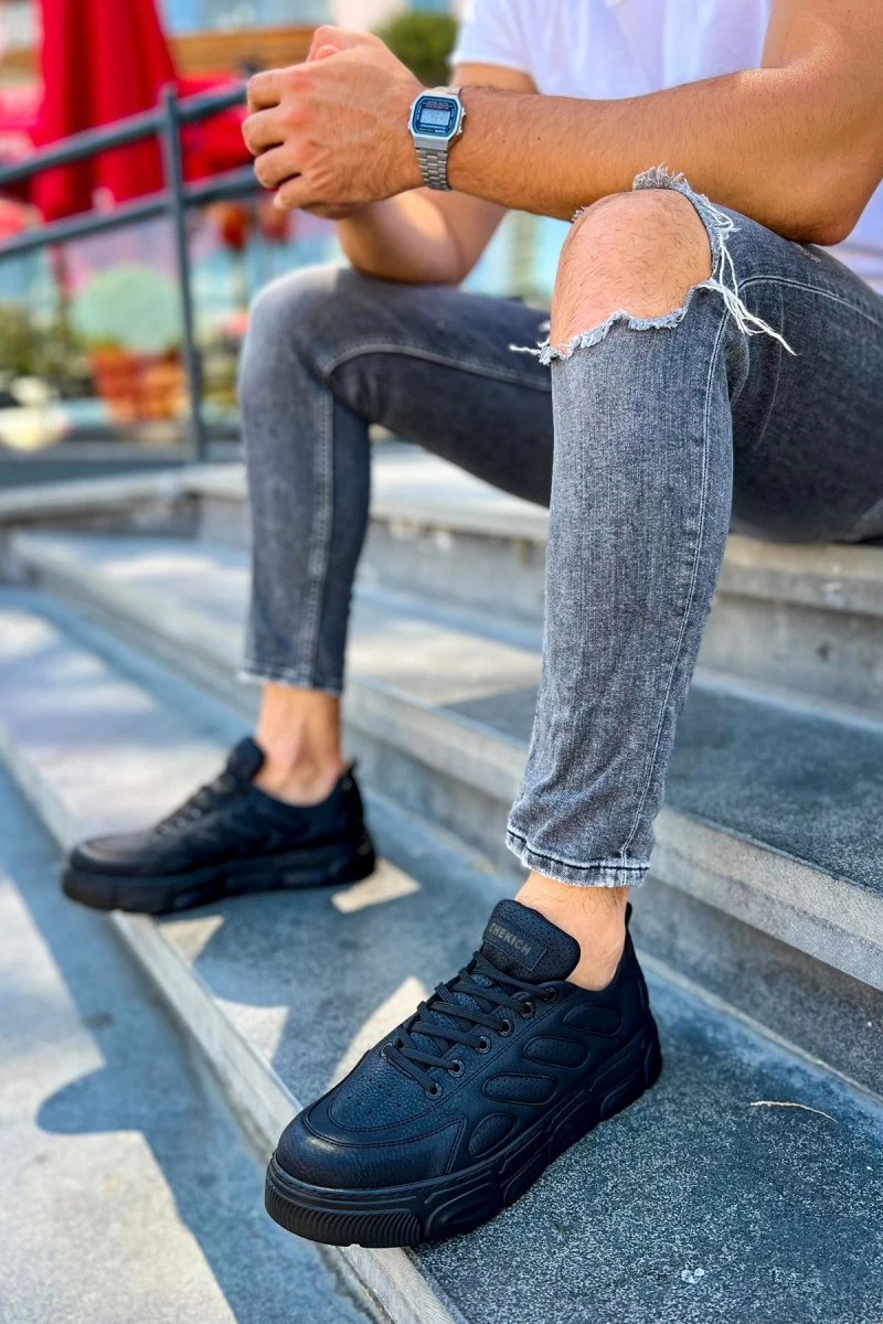 Mens Sneakers - Black - 105