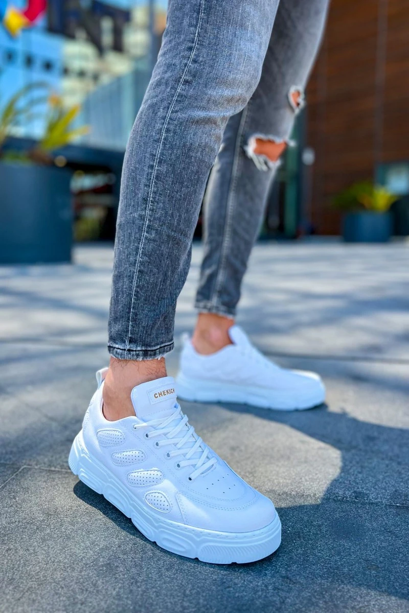 Mens Sneakers - White - 105