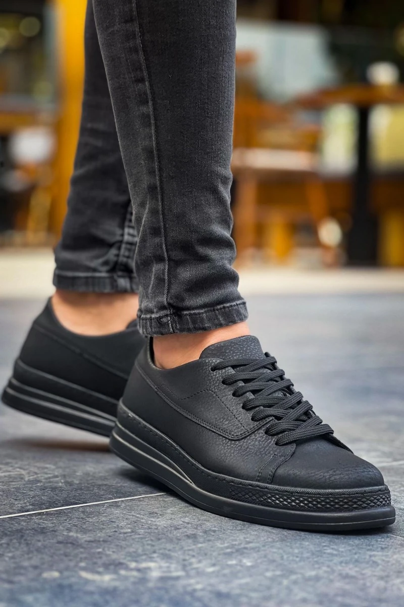 Mens Sneakers - Black - 2401