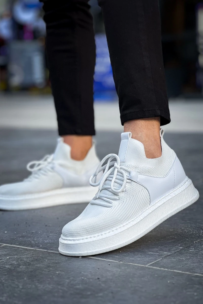 Mens Sneakers - White - 2408