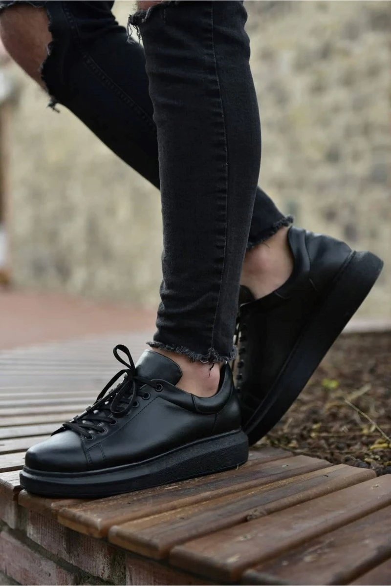 Mens Sneakers - Black - Apollo