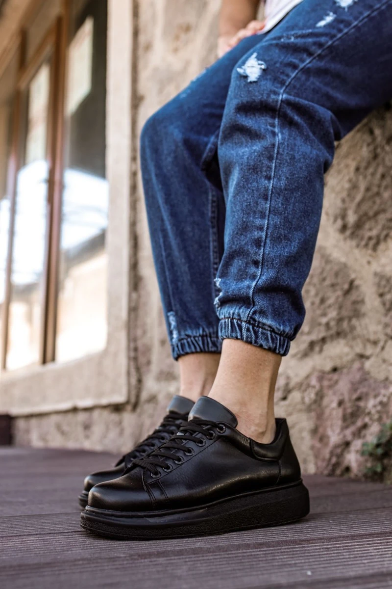Mens Sneakers - Black - Apollo