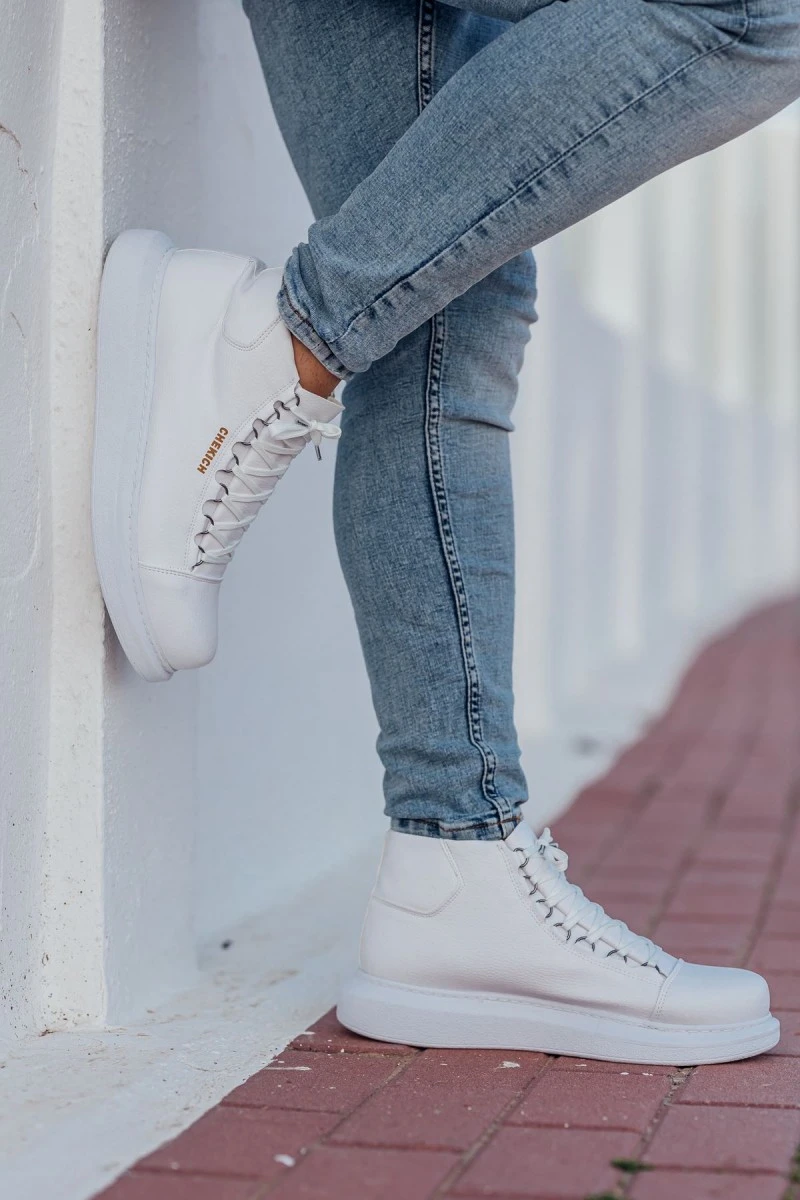 Men’s Boots - White - Enzo