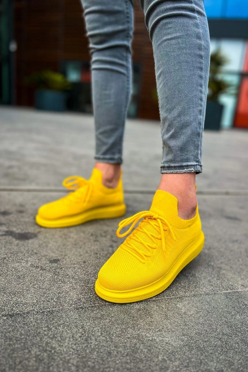 Mens Sneakers - Yellow - 307
