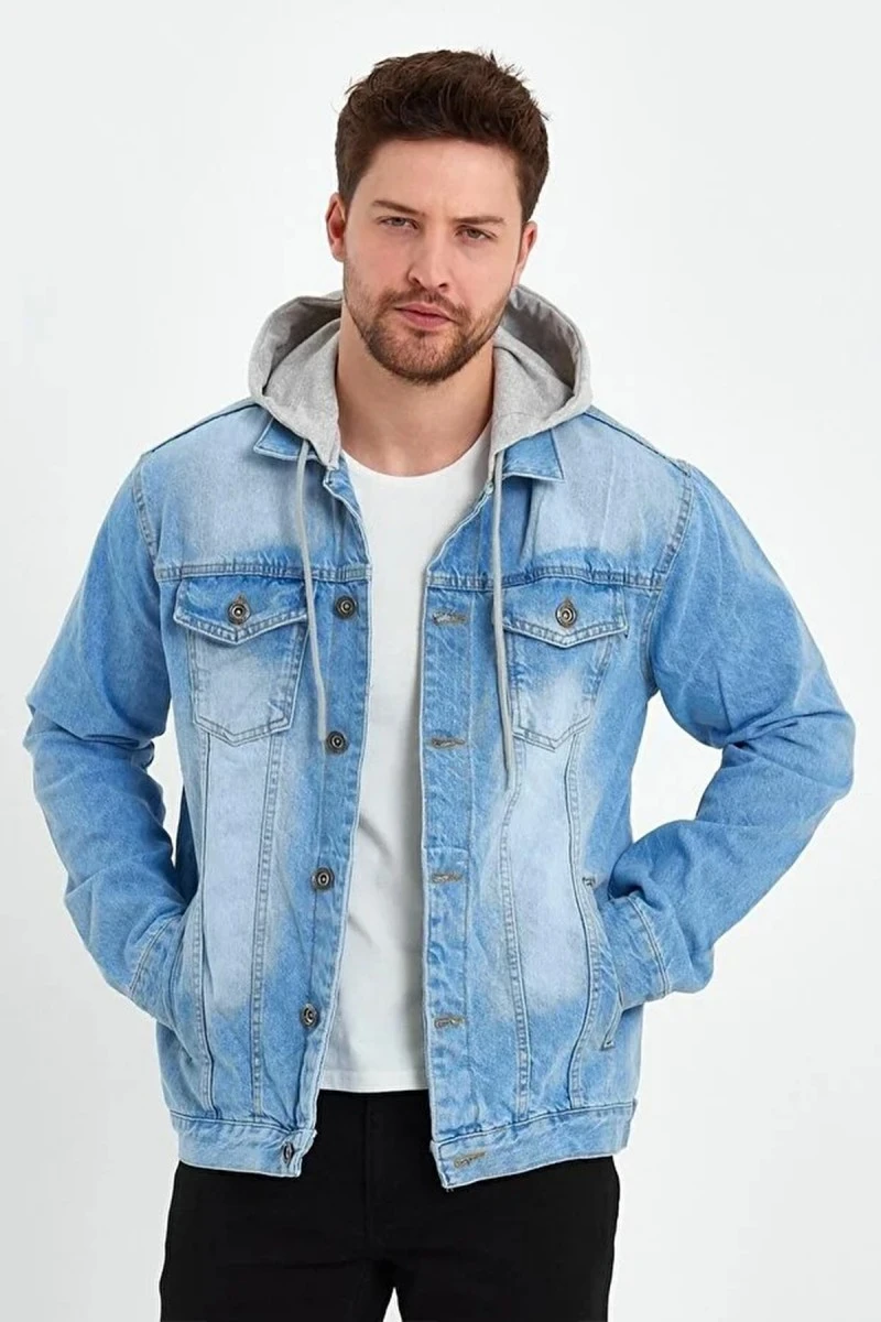 Men's Denim Jacket - Light Blue - Jake