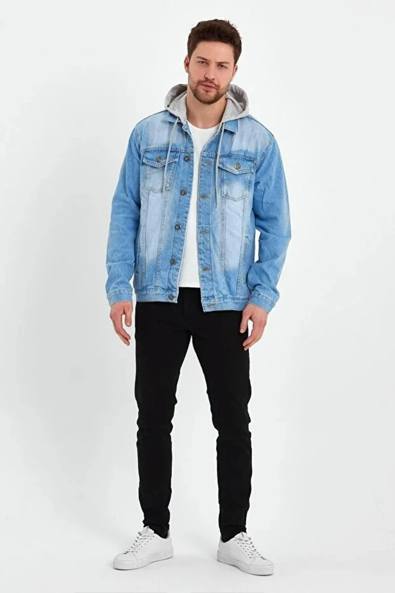 Men's Denim Jacket - Light Blue - Jake