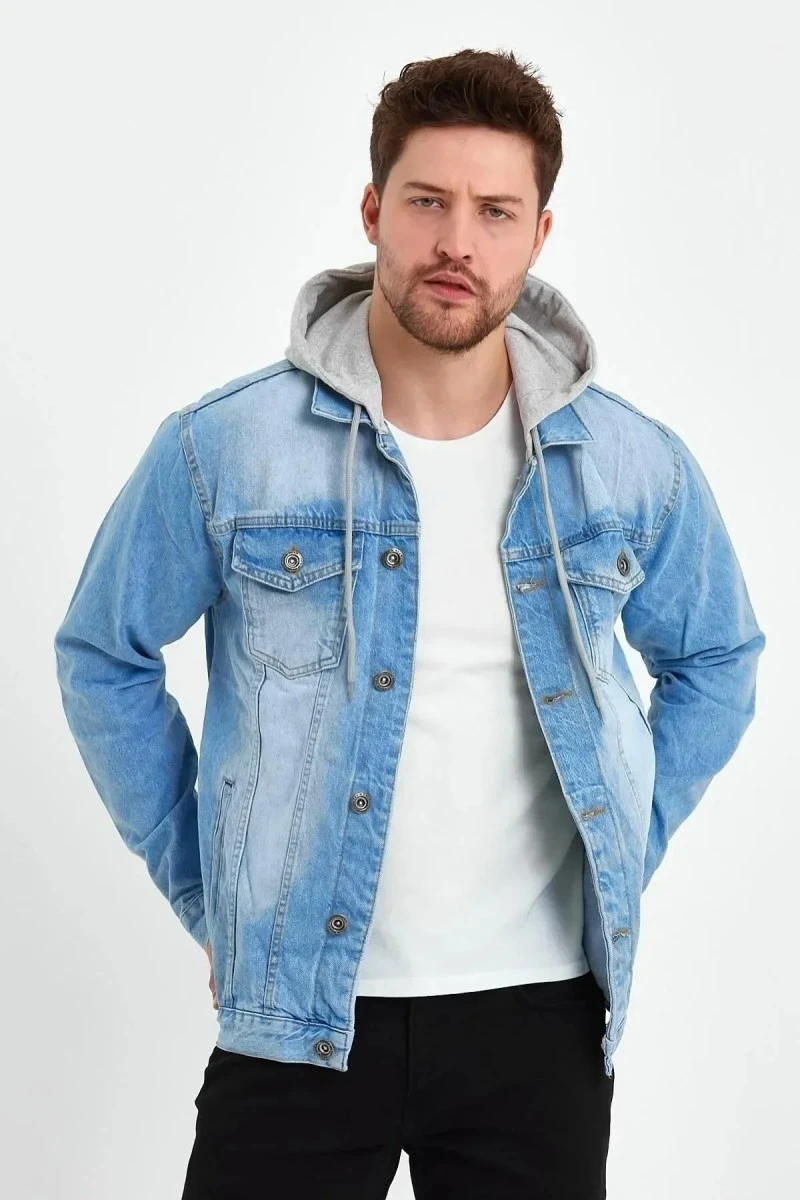 Men's Denim Jacket - Light Blue - Jake
