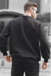 Mens Sweatshirt - Black - 6048