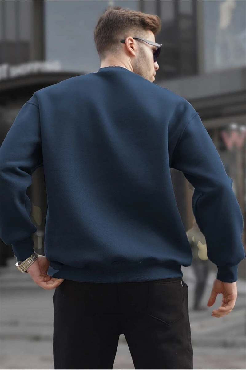 Mens Sweatshirt - Dark Blue - 6048
