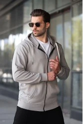 Men's Sweatshirt - Gray - 6161