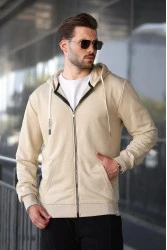 Men's Sweatshirt - Beige - 6161