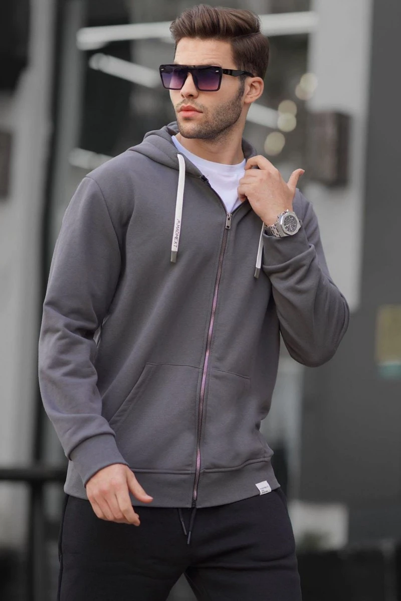 Men's Sweatshirt - Dark Gray - 6161