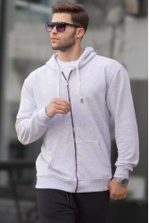 Men's Sweatshirt - Light Gray - 6161