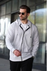 Men's Sweatshirt - Light Gray - 6161