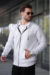 Men's Sweatshirt - Light Gray - 6161