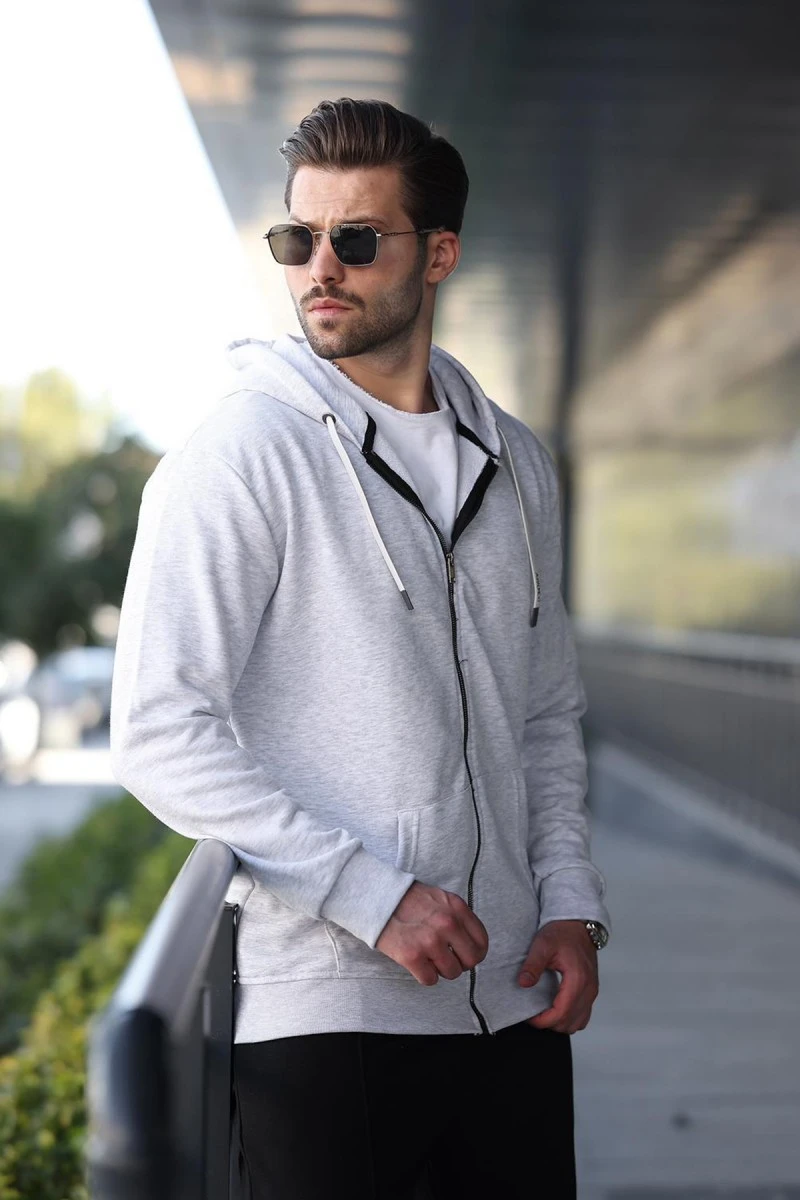 Men's Sweatshirt - Light Gray - 6161