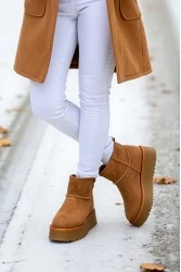 Women's Boots - Tan 1 - DS Oggo