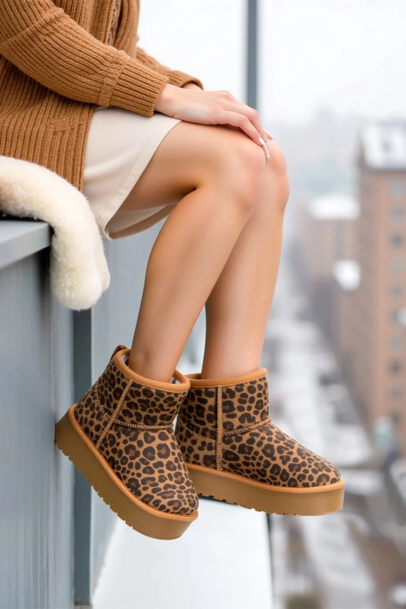 Women's Boots - Leopard - DS Oggo