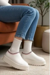 Women's Boots - White - DS Oggo