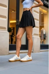 Womens Sneakers - Beige Blue - Ruby