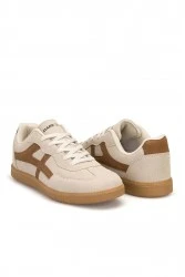 Womens Sneakers - Beige Tan - Ruby