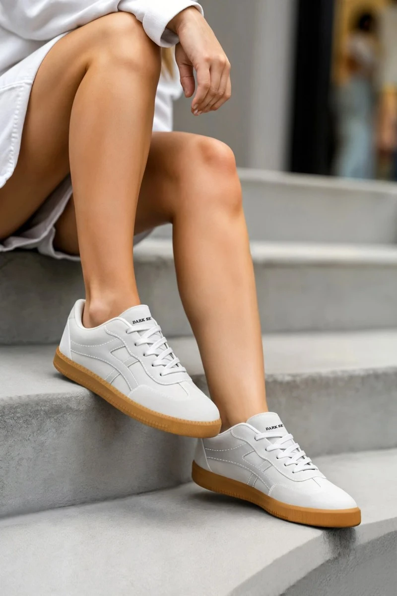 Womens Sneakers - Gray - Ruby