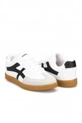 Womens Sneakers - White Black - Ruby