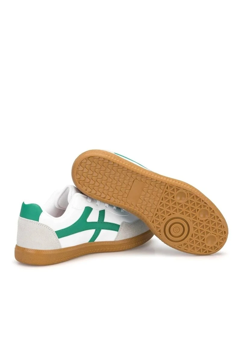 Womens Sneakers - White Green - Ruby