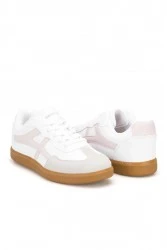 Womens Sneakers - White Powder - Ruby