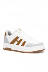 Women's Sneakers - White Tan - DS Sage