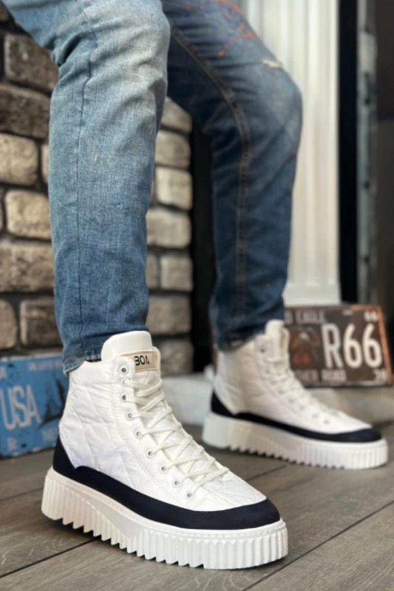 Men’s Boots - White - 0811