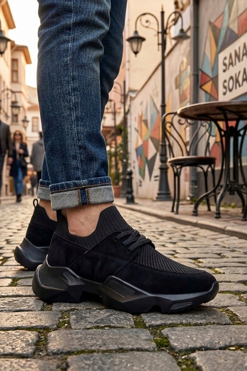 Mens Sneakers - Black - 403