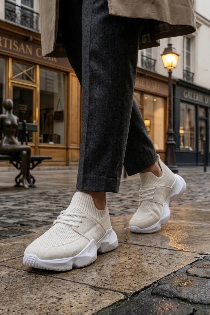 Mens Sneakers - White - 403