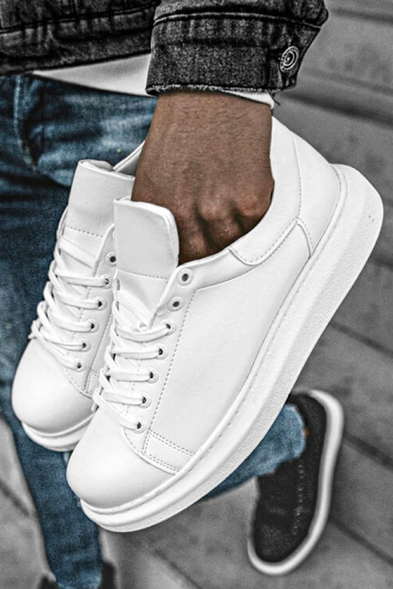 Mens Sneakers - White - Apollo