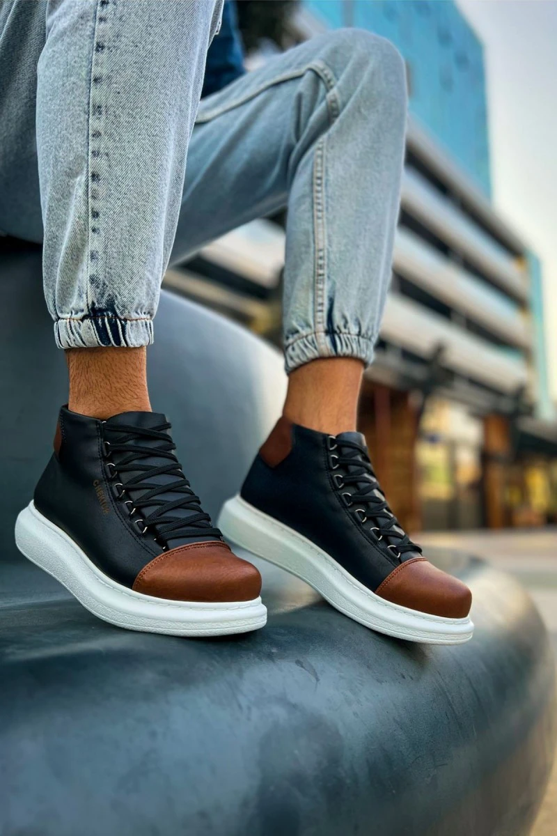 Men’s Boots - Black Tan - Enzo
