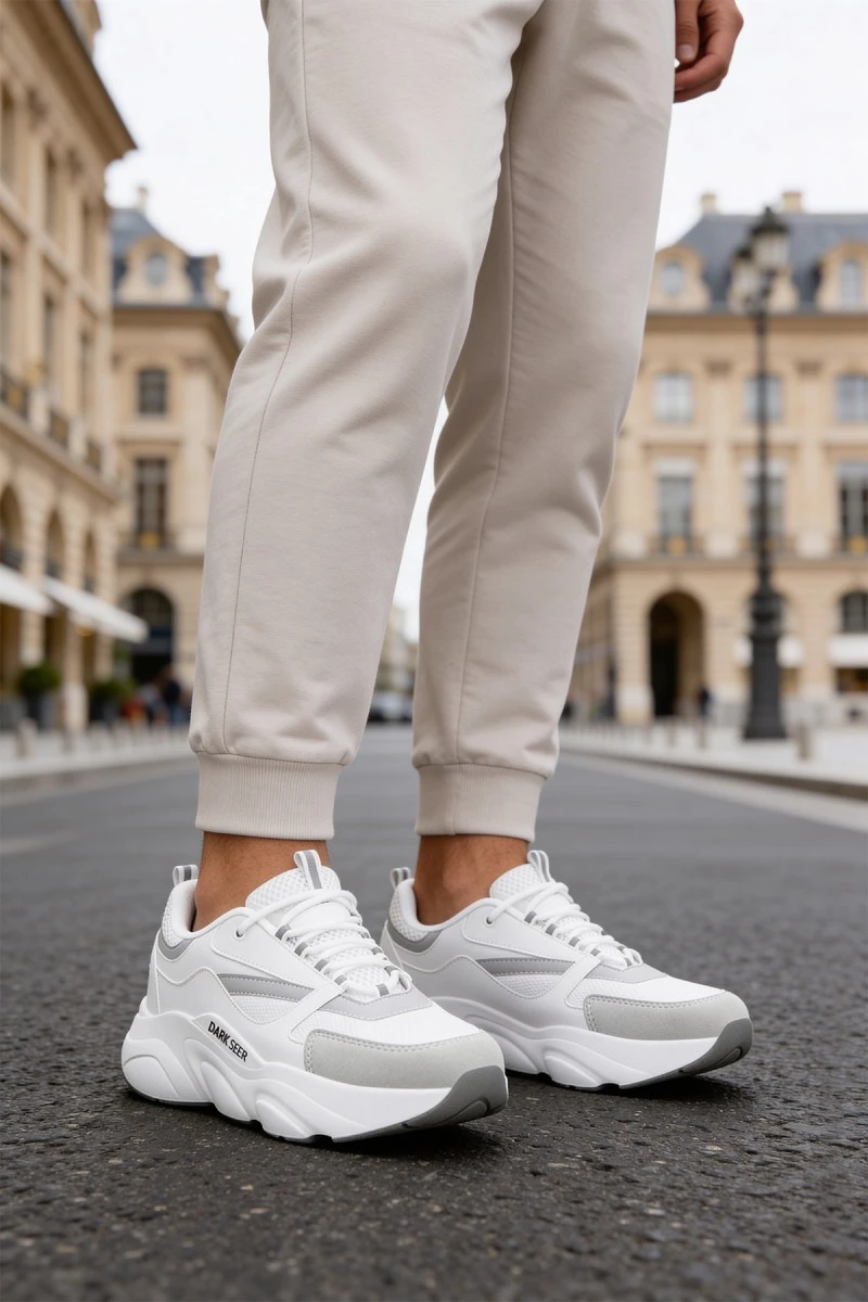 Mens Sneakers - White - 1838