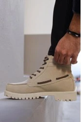 Mens Boots - Stone - 020 Mens Boots - Stone - 020
