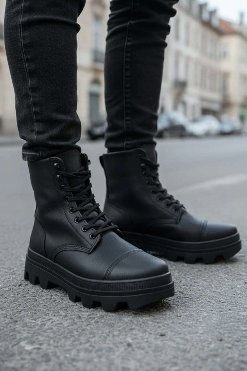 Mens Boots - Black - 023