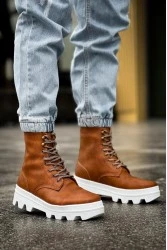 Mens Boots - Tan - 023