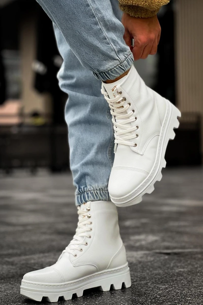 Men’s Boots - White - 023