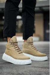 Men’s Boots - Beige Suede - 104
