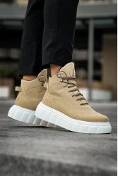 Men’s Boots - Beige Suede - 104
