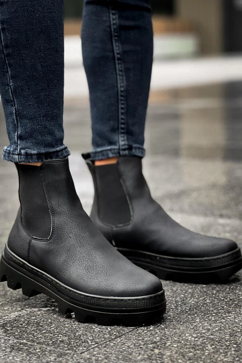 Mens Boots - Black - 113 Mens Boots - Black - 113