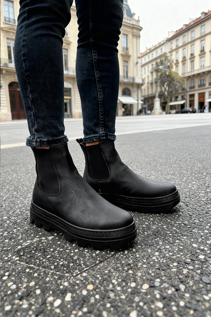Mens Boots - Black - 113