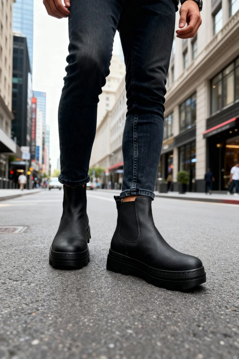 Mens Boots - Black - 113