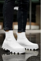 Mens Boots - White - 113